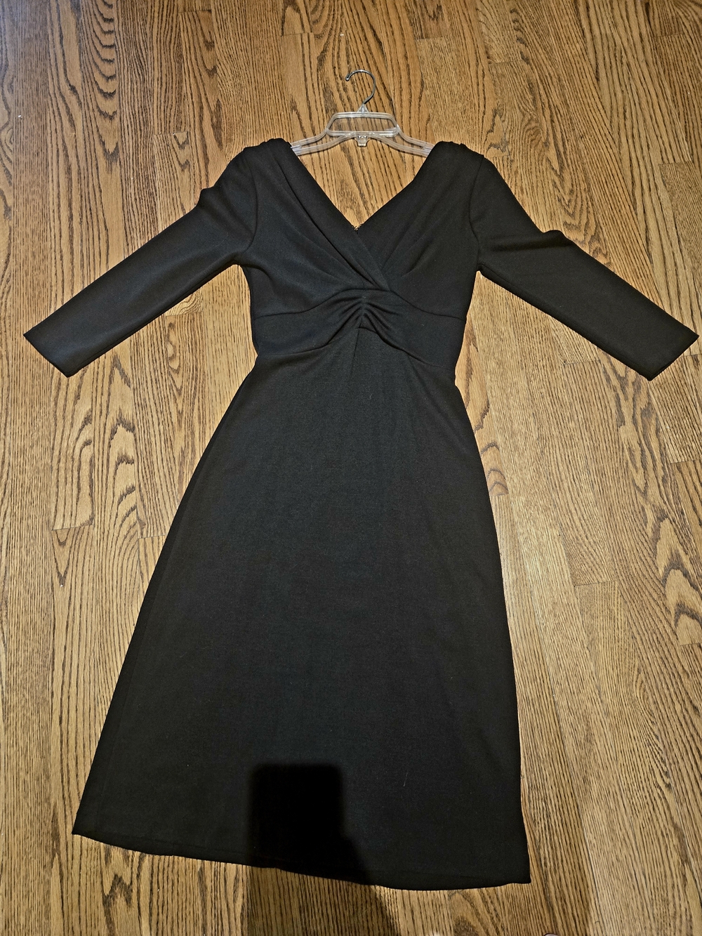 Banana Republic Classic Black Twist-Front Women's Dress